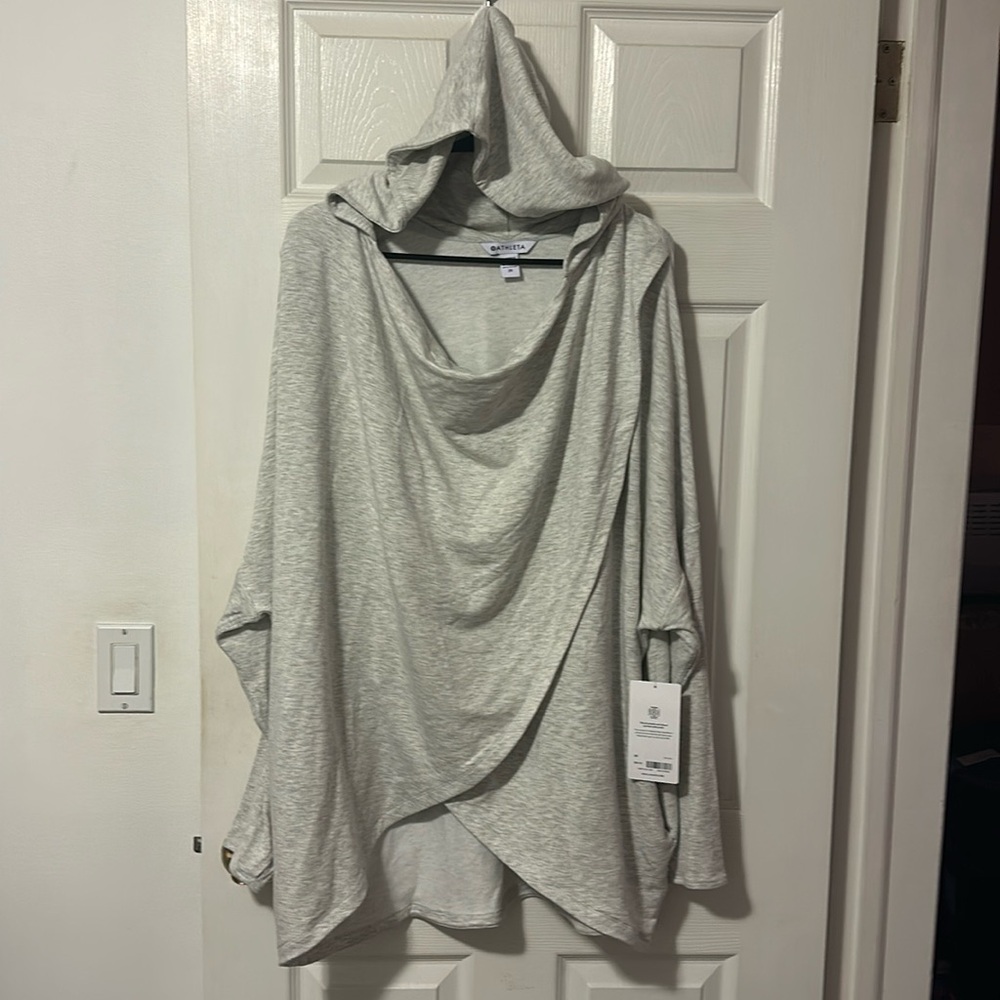 ATHLETA Wrap Sweater / Poncho ( 2XL - would fit anyone L-3XL)
